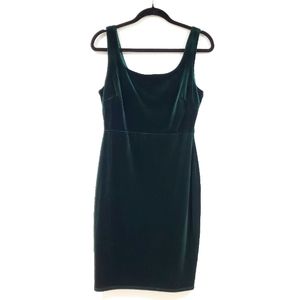 Aqua Velvet Sleeveless Dress Women's Size L